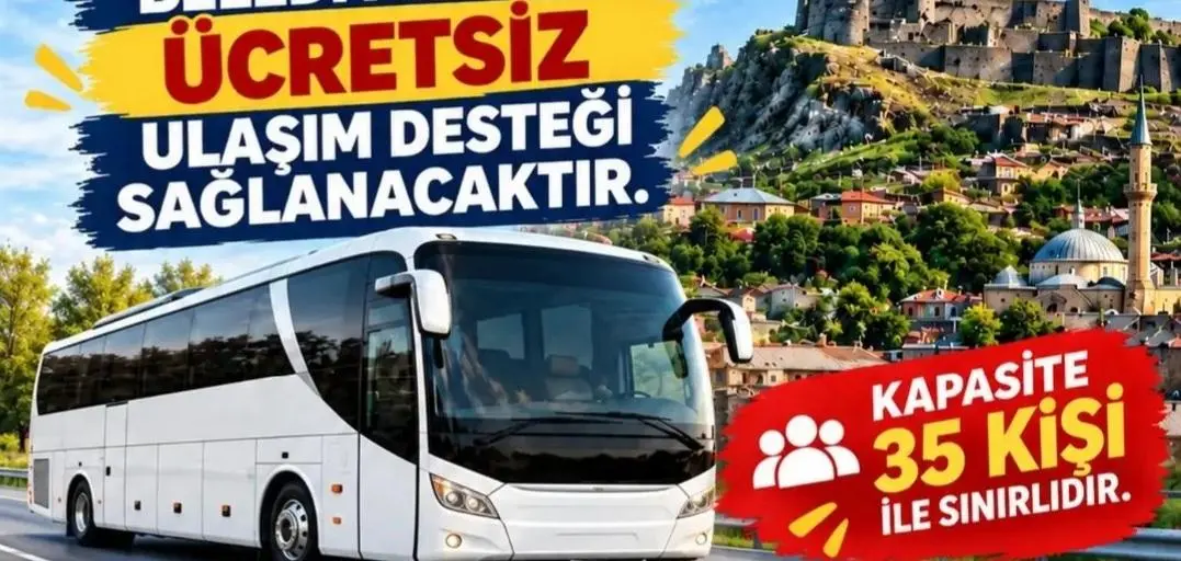 Kağızman Belediyesinden KPSS adaylarına ücretsiz ulaşım desteği
