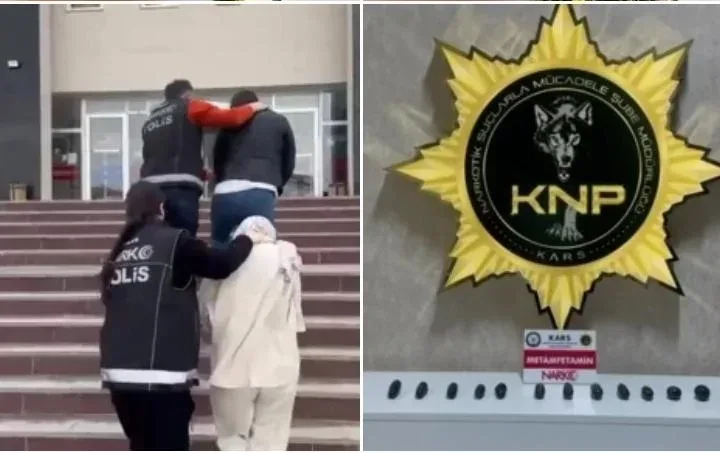Kars’ta uyuşturucu operasyonu: İran uyruklu 2 şüpheli tutuklandı