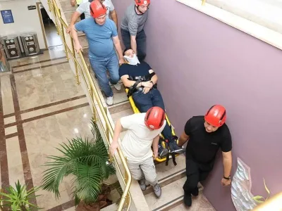 Denizli AFAD Ekiplerince Olası Afetlere Karşı Hazırlık Seviyesini ve Kurumlar Arası Koordinasyonu Artırmak Amacıyla Deprem Tatbikatı Gerçekleştirildi