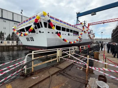 Malezya için üretilen ilk askeri gemi DESAN tarafından denize indirildi
