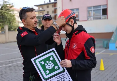Keçiören’de öğrencilere afet ve yangın eğitimi