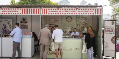 Bornova Kınalı Bamyası İzmir GastroFest'te tanıtıldı